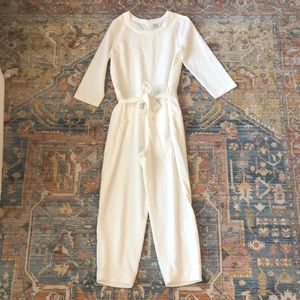 MADEWELL // Cream Jumpsuit
